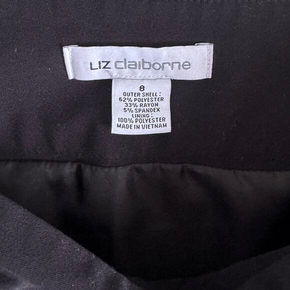Liz Claiborne Size 8 Pencil Skirt Poly Rayon Spandex Lined - Picture 4 of 7